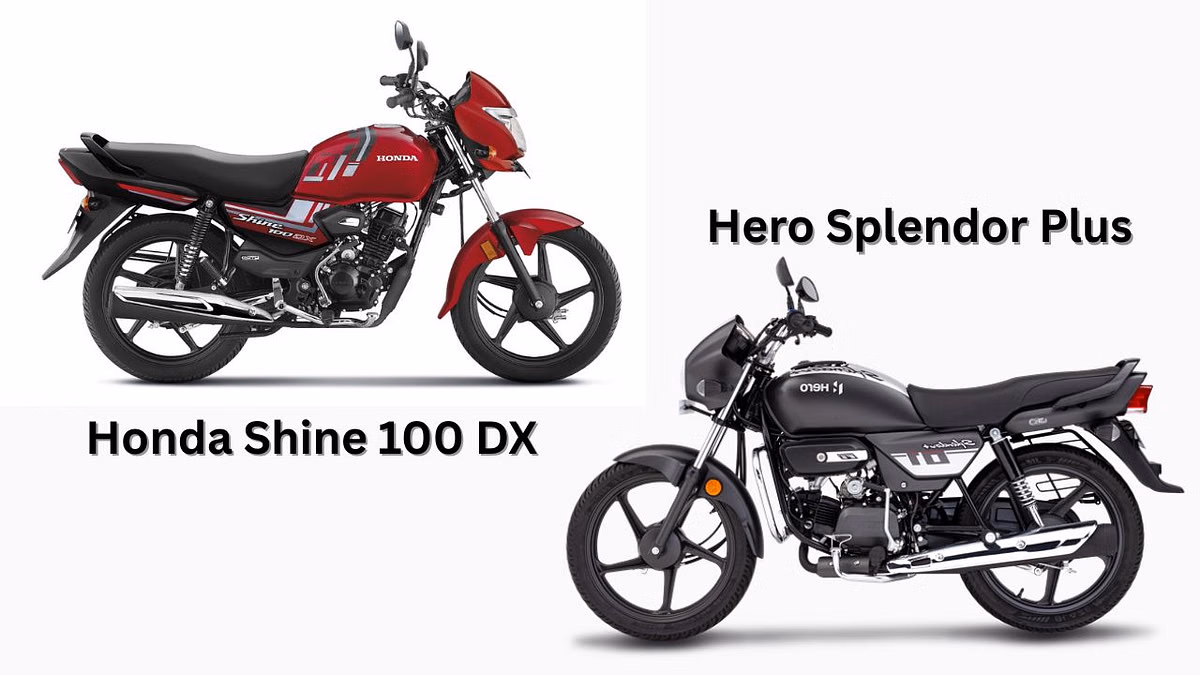 Hero Splendor Plus vs Honda Shine 100 DX