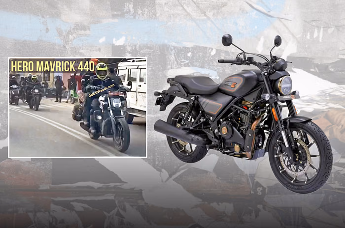 Hero Mavrick 440 Spotted with USD Fork